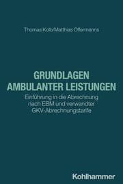 Cover von Grundlagen ambulanter Leistungen
