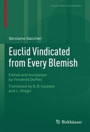 Cover von Euclid Vindicated from Every Blemish