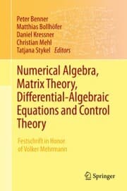 Cover von Numerical Algebra, Matrix Theory, Differential-Algebraic Equations and Control Theory