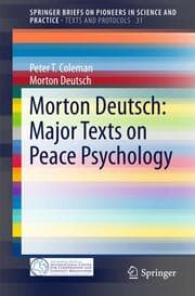 Cover von Morton Deutsch: Major Texts on Peace Psychology