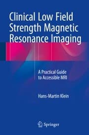 Cover von Clinical Low Field Strength Magnetic Resonance Imaging