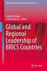 Cover von Global and Regional Leadership of BRICS Countries