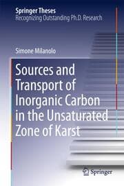 Cover von Sources and Transport of Inorganic Carbon in the Unsaturated Zone of Karst
