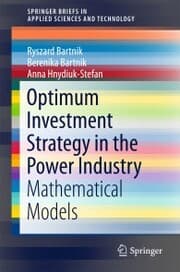 Cover von Optimum Investment Strategy in the Power Industry