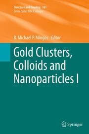Cover von Gold Clusters, Colloids and Nanoparticles I