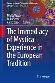 Cover von The Immediacy of Mystical Experience in the European Tradition