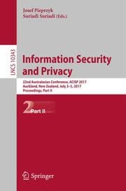 Cover von Information Security and Privacy