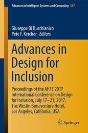 Cover von Advances in Design for Inclusion