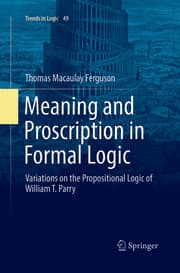 Cover von Meaning and Proscription in Formal Logic