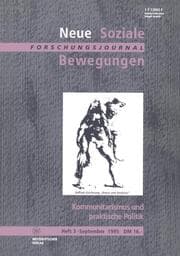 Cover von Kommunitarismus und praktische Politik