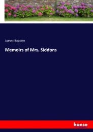 Cover von Memoirs of Mrs. Siddons