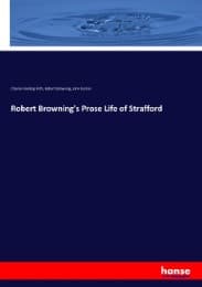 Cover von Robert Browning's Prose Life of Strafford