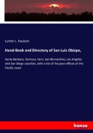 Cover von Hand-Book and Directory of San Luis Obispo,