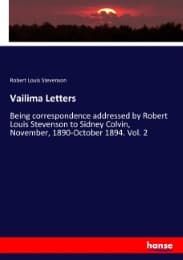Cover von Vailima Letters