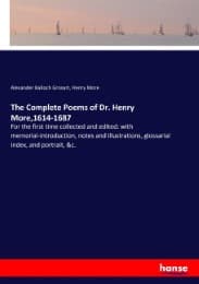 Cover von The Complete Poems of Dr. Henry More, 1614-1687