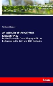 Cover von An Account of the German Morality-Play