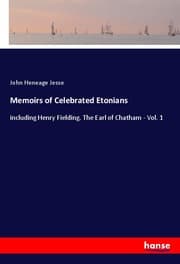 Cover von Memoirs of Celebrated Etonians