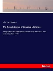 Cover von The Ridpath Library of Universal Literature