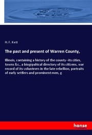 Cover von The past and present of Warren County,