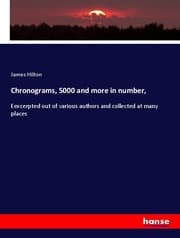 Cover von Chronograms, 5000 and more in number,
