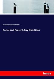 Cover von Social and Present-Day Questions