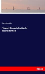 Cover von Fridangi Discrecio Freidanks Bescheidenheit