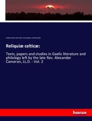 Cover von Reliquiæ celticæ: