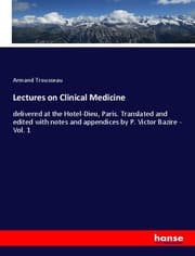 Cover von Lectures on Clinical Medicine