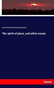 Cover von The spirit of place, and other essays