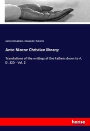 Cover von Ante-Nicene Christian library: