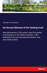 Cover von An Annual Abstract of the Sinking Fund