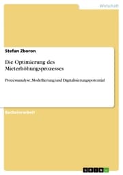Cover von Die Optimierung des Mieterhöhungsprozesses