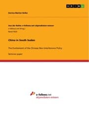 Cover von China in South Sudan