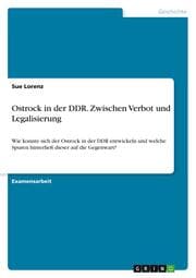 Cover von Ostrock in der DDR. Zwischen Verbot und Legalisierung