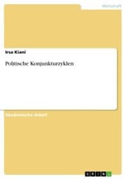 Cover von Politische Konjunkturzyklen