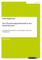 Cover von Die Übersetzungsproblematik in der Kinderliteratur