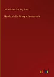 Cover von Handbuch für Autographensammler