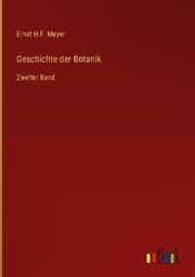 Cover von Geschichte der Botanik