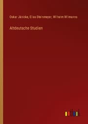 Cover von Altdeutsche Studien
