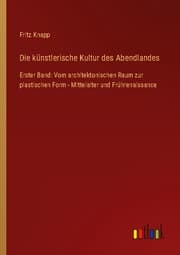 Cover von Die künstlerische Kultur des Abendlandes