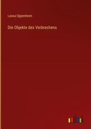 Cover von Die Objekte des Verbrechens