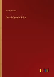 Cover von Grundzüge der Ethik