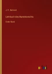 Cover von Lehrbuch des Handelsrechts