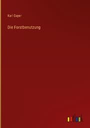 Cover von Die Forstbenutzung