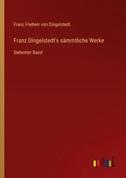 Cover von Franz Dingelstedt's sämmtliche Werke