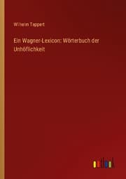 Cover von Ein Wagner-Lexicon: Wörterbuch der Unhöflichkeit