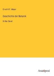 Cover von Geschichte der Botanik