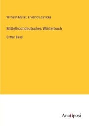 Cover von Mittelhochdeutsches Wörterbuch