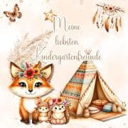Cover von Meine liebsten Kindergartenfreunde - ein Freundebuch zum Ausfüllen und Ausmalen