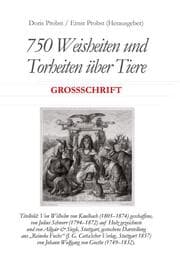 Cover von 750 Weisheiten und Torheiten über Tiere